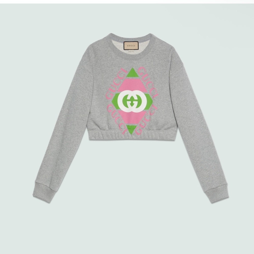NWT GUCCI CROP SWEATSHIRT - Picture 3 of 3